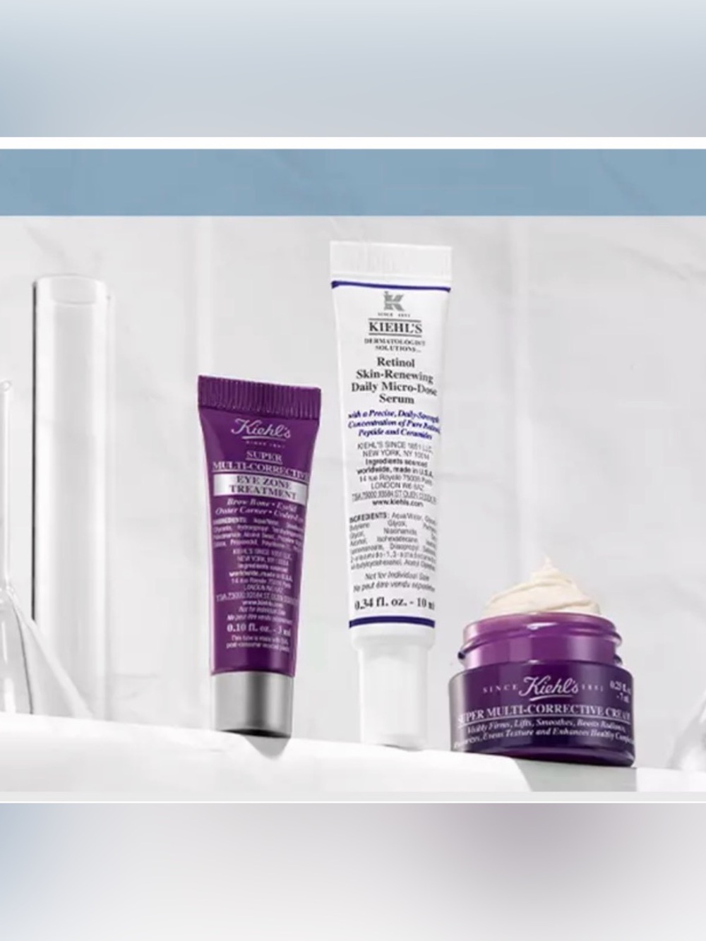 Kiehl's Skincare Trio - Moisturizer & Treatments